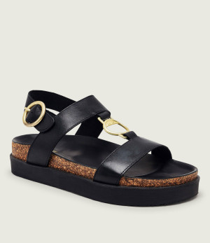 Barbour Skórzane sandały Gwen