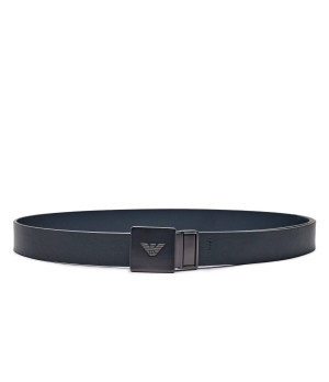 Emporio Armani Skórzany dwustronny pasek