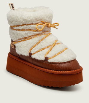 Liu Jo Śniegowce JANE 07 | shearling | skóra