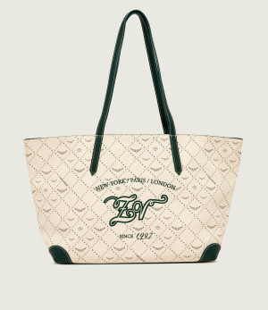 Zadig&Voltaire Shopperka Monogram Tennis | z dodatkiem skóry