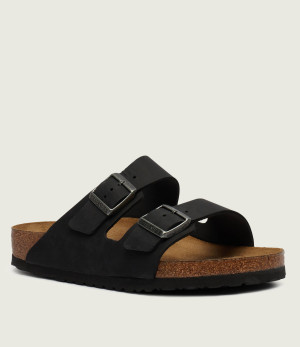 Birkenstock Skórzane klapki Arizona | regular fit soft footbed