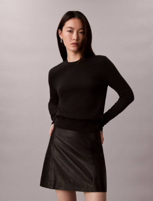 Calvin Klein Sweter | Regular Fit | z dodatkiem wełny
