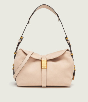 Pinko Torebka na ramię SADDLE MINI | zamsz