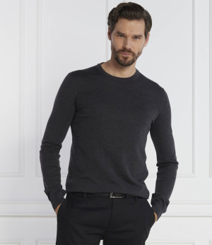 HUGO Wełniany sweter San Cedric-M1 | Regular Fit