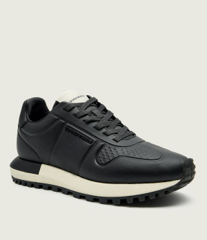 Emporio Armani Skórzane sneakersy