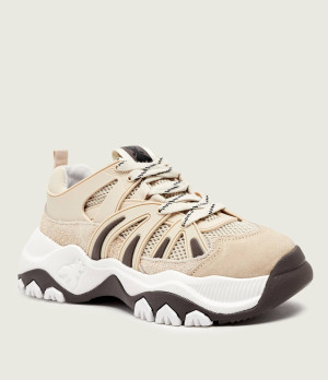 Patrizia Pepe Sneakersy | z dodatkiem skóry
