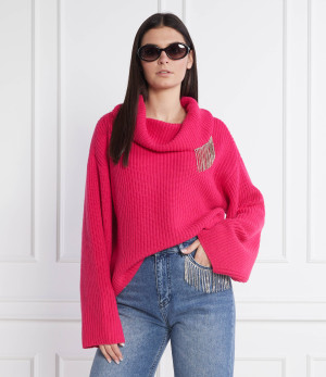 Twinset Actitude Sweter | Relaxed fit | z dodatkiem wełny