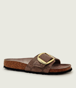 Birkenstock Klapki Madrid Big Buckle | z dodatkiem skóry | narrow fit