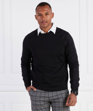 BOSS GREEN Sweter Reemo | Regular Fit | z dodatkiem wełny
