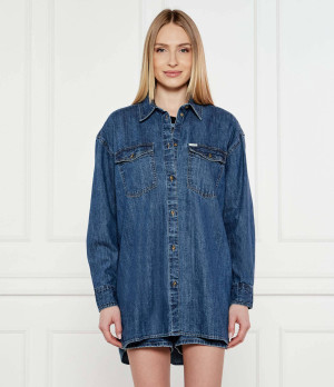 Guess Jeans Jeansowa koszula | Oversize fit
