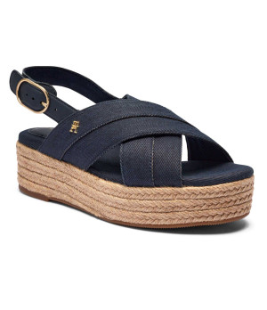 Tommy Hilfiger Sandały | z dodatkiem skóry