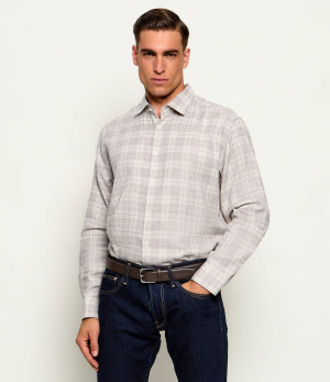 Joop! Koszula Miles | Loose fit | z dodatkiem wełny