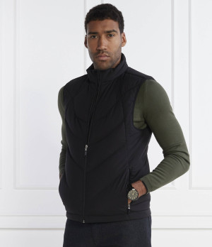 BOSS GREEN Puchowy bezrękawnik V_Titanium | Regular Fit