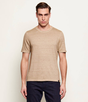 Gran Sasso Lniany t-shirt | Regular Fit