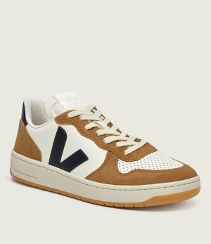 VEJA Skórzane sneakersy V-10 | zamsz