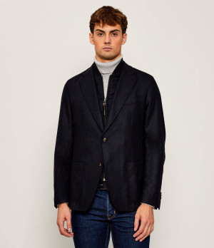 Windsor Wełniana marynarka 2w1 13 Trient | Shaped fit | z dodatkiem kaszmiru