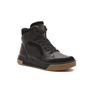 Marc Cain Skórzane sneakersy | zamsz