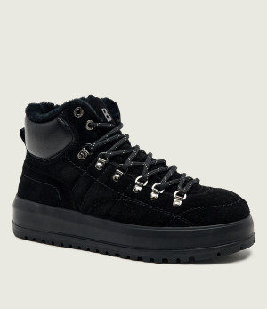 Bogner Ocieplane sneakersy Antwerp M 16 | zamsz | shearling
