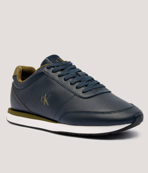 Calvin Klein Skórzane sneakersy RETRO RUNNER