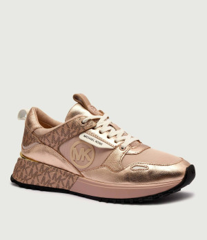 Michael Kors Sneakersy THEO | z dodatkiem skóry