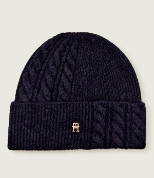 Tommy Hilfiger Czapka CHIC | z dodatkiem wełny