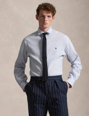 POLO RALPH LAUREN Lniana koszula | Custom fit