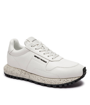 Emporio Armani Skórzane sneakersy