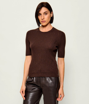 Marc Cain Wełniany sweter | Slim Fit
