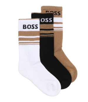 Boss Bodywear Skarpety 3-pack 3P QS Rib Stripe CC