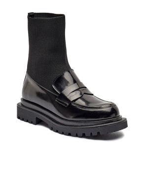 Marc Cain Skórzane loafersy