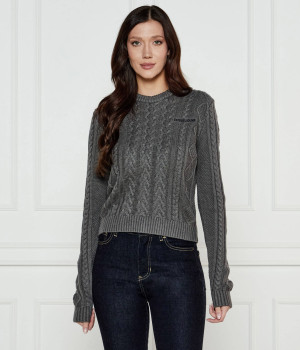 Guess Jeans Sweter | Regular Fit | z dodatkiem wełny