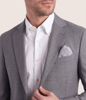 BOSS BLACK Lniana poszetka H-POCKET | BECKHAM x BOSS