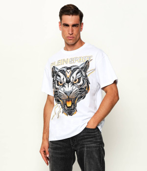 Plein Sport T-shirt Fluo Tiger | Regular Fit