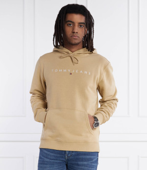 Tommy Jeans Bluza LINEAR LOGO HOODIE EXT | Regular Fit