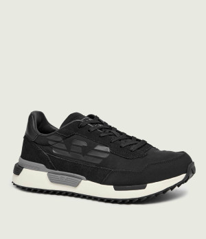 EA7 Sneakersy | zamsz