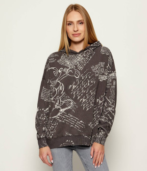 Desigual Bluza LETTERS MICKEY | Desigual x Disney | Relaxed fit