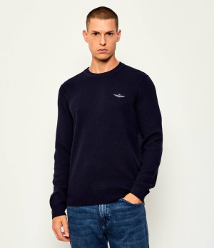 Aeronautica Militare Sweter | Regular Fit | z dodatkiem wełny