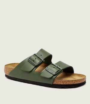 Birkenstock Skórzane klapki Arizona NL | narrow fit