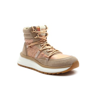 Marc Cain Skórzane sneakersy | zamsz