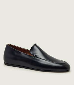 BOSS BLACK Skórzane loafersy Pyno