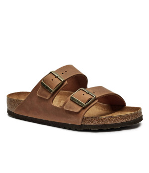 Birkenstock Skórzane klapki Arizona LEOI | regular fit