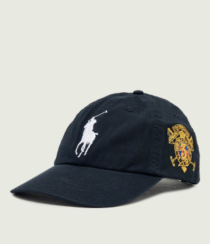 POLO RALPH LAUREN Bejsbolówka | z dodatkiem skóry