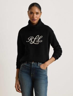 LAUREN RALPH LAUREN Kaszmirowy golf Jarmani | Loose fit