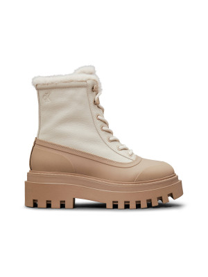 Calvin Klein Jeans Skórzane trapery | shearling