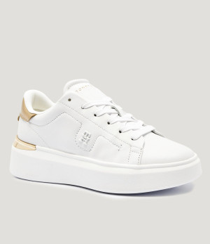 Tommy Hilfiger Skórzane sneakersy Chic