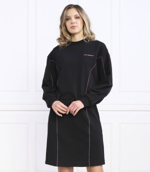 Karl Lagerfeld Sukienka contrast stitch