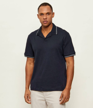 BOSS BLACK Polo H-Pye 235 | Regular Fit | z dodatkiem lnu