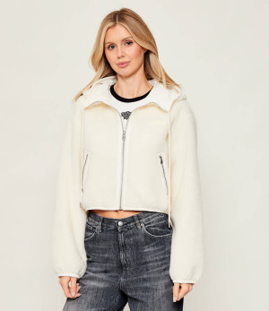Pinko Polarowa kurtka Milagros | Cropped Fit | z dodatkiem wełny