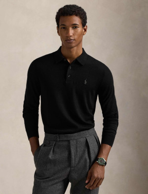 POLO RALPH LAUREN Wełniane polo | Regular Fit