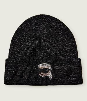 Karl Lagerfeld Czapka ikon rh | z dodatkiem wełny
